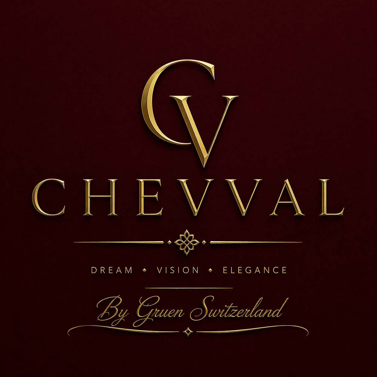 CHEVVAL by Gruen Switzerland Logo